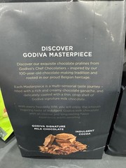 Godiva Heavenly Milk Chocolate with Ganache Masterpiece 15.1 Ounce 7/2026 Rare