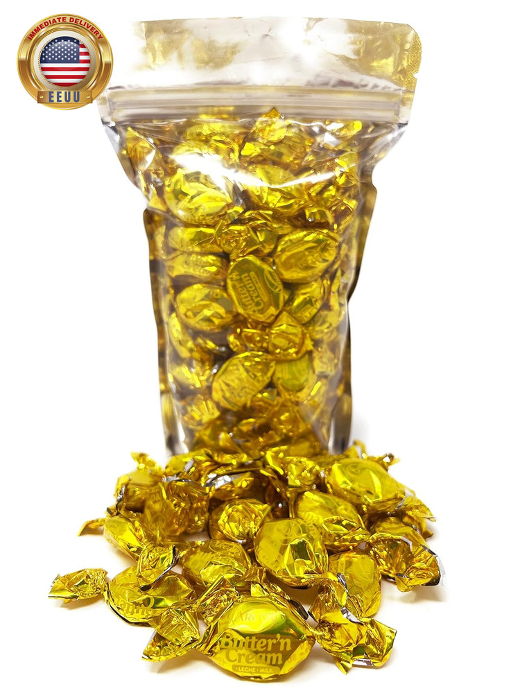 Butter Cream Hard Candy Snack Pack- 75 Pieces – Classic Butter N’ Cream Old Scho