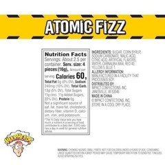 Warheads Atomic Fizz Extreme Sour Hard Candy 1.48 Oz Can Ages 4+ Assort. Flavors