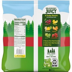 Black Forest Gummy Bears Soft Juicy Fruit Snacks 80oz 6 Flavors Resealable Bag