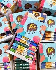 Fix Dubai Chocolate A Box of 6 Containing 1 of Each Flavours