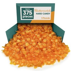 Creamy Butterscotch Flavored, Bulk & Delicious Nostalgic Hard Candy (5 Pounds)
