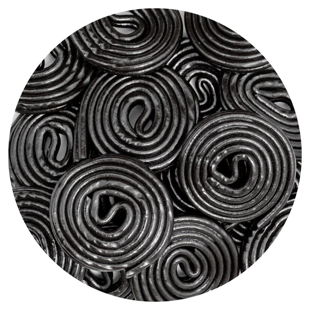 Broadway Black Licorice Wheels Candy, 4.4 Pound Bulk Bag, Licorice Wheels Candy