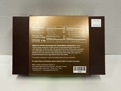 Big Island Candies Green Tea Dipped Macadamia Nut Shortbread Cookies 9.5oz Box