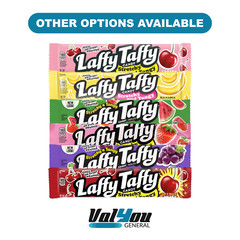 Full Box 24x Bars | Laffy Taffy Grape Candy Bar Stretchy & Tangy | 1.5oz |