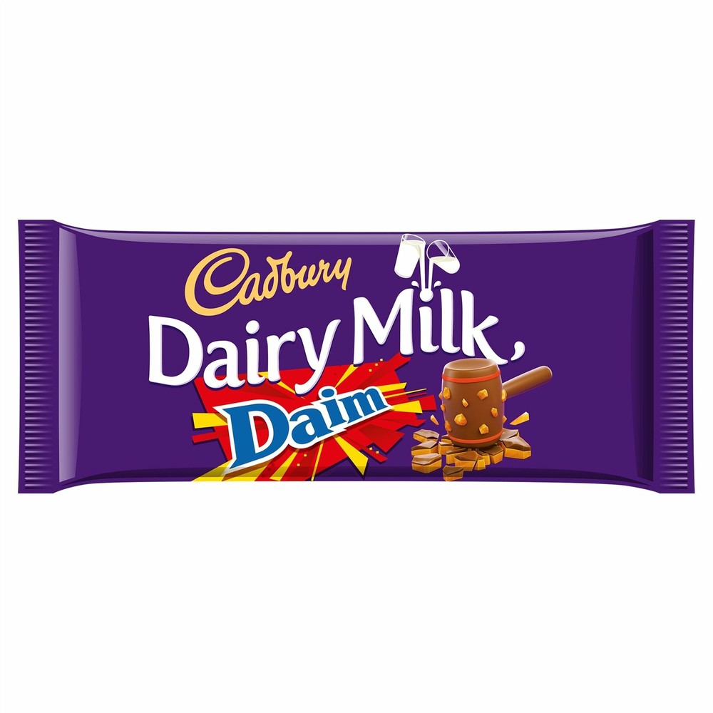 Cadbury’s Daim Block – 120g – Pack of 6