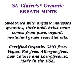 St. Claire’s Organic Breath Mints, (Wintermint, 1.5 Ounce (Pack of 3)