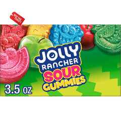 Sour Gummies Assorted Fruit Flavored Candy Box, 3.5 Oz