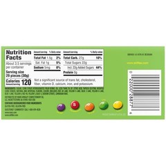 3.5oz Theatre Box Original SKITTLES Bite Size Easter Candy Lime + Orange+ Lemon+
