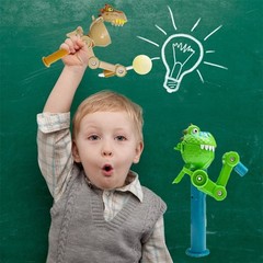 4 Pcs Dinosaur Lollipop Holder for Kids, Halloween Lollipop Case, Creative Pr…