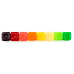 Squares, Assorted Fruit Flavors, 20 Count (Pack of 1)