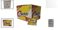 Flavorful Adams Gum 100 x 2 Units – Ideal Chiclets Pack for Fresh Breath