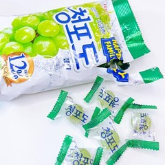 Green Grape Flavor Candy, Juicy & Refreshing 2 inches x 2 x 1 inch