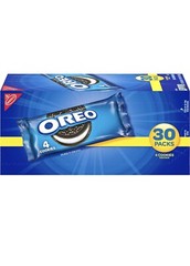 OREO Chocolate Sandwich Cookies, 1.59 oz (Pack of 30) New