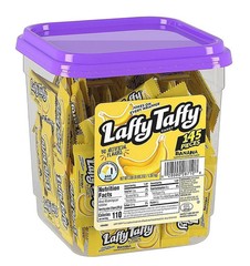 Laffy Taffy CaNDY MINI BANANA Flavored – 49.3OZ- 145 Pieces – 3 BOXES
