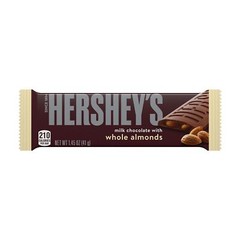 HERSHEY’S Milk Chocolate with Whole Almonds Candy Bars, 1.45 oz (36 Count)