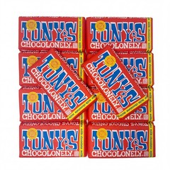 10 Tony’s Chocolonely Milk Chocolate Bars , 6.35 oz Each , Best By 3/26/27