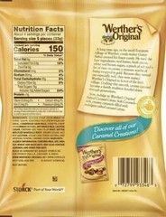4 Werther’s Original SALTED CARAMEL CREME Soft Caramels- 4 BAGS ( FREE SHIPPING