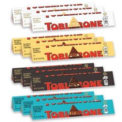 TOBLERONE Assorted Chocolate Bars Variety Pack (Milk, Dark, White, & Salted Cara