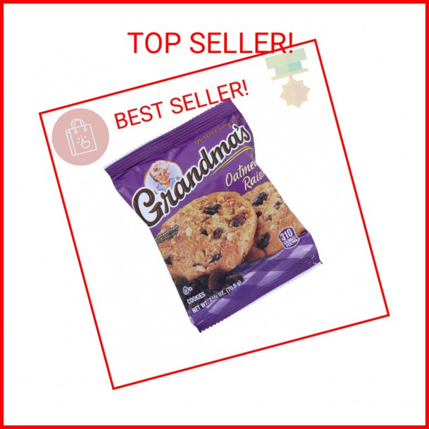Grandma’s Cookies Oatmeal Raisin Flavored 4 Packs 2 per pack