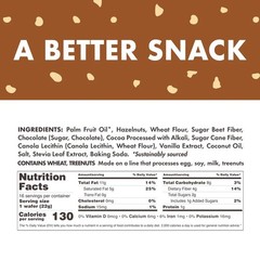 Keto Chocolate Hazelnut Wafer Cookies, Non-GMO, Low Carb, Vegan, 16 Count