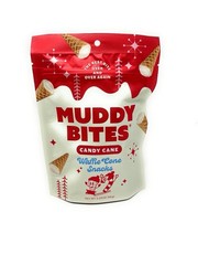 Muddy Bites Candy Cane Waffle Cone Snacks Limited Edition Lot of 3