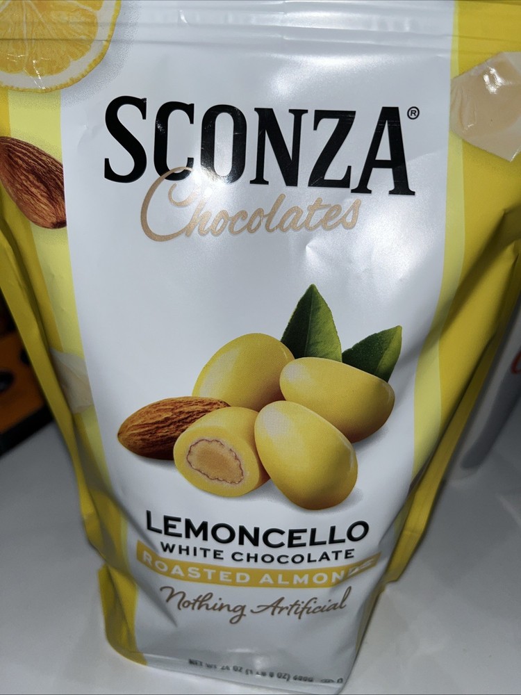 Sconza Lemoncello Lemon Cream & White Chocolate Almonds | Inspired by Italy’s