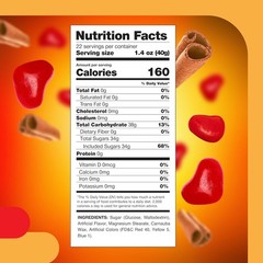 Heart-Shaped Cinnamon Hard Candy, Bulk Pack 2 Pounds
