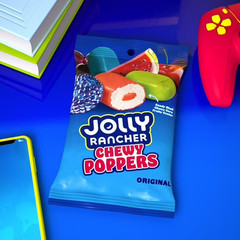 JOLLY RANCHER Chewy Poppers Original Fruit Flavored Candy Bag, 6.2 oz