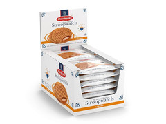 Caramel Stroopwafels – Individually Wrapped Waffle Cookies, Sweet Snack for Coff