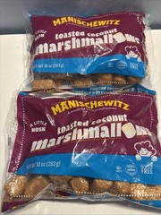 Light & Puffy Toasted Coconut Marshmallows – 10oz Pack of 2, Kosher Certified