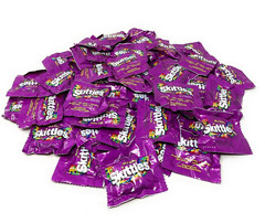 Skittles Wild Berry Bulk Candy Individually Wrapped, Fun Size Packets (2 Pounds)