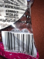 2 PACK LOT – Fix Candy Purple Glittery Sparkle Kissy Lip Pops – Lollipops