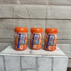 3-Mentos Citrus Chewing Gum 45 Pieces Sugar Free with Vitamins Xylitol LOT 5/27