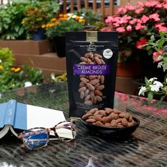 Gourmet Crème Brulee Almonds, 3.5 OZ x2 – Sweet Indulgence in Every Bite