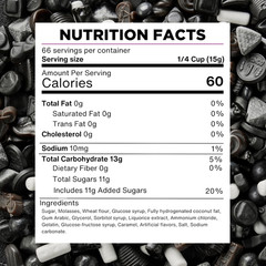 Dutch Licorice Schoolkrijt Chalk Candy 2.2 Lbs Bulk Bag Netherlands Licorice