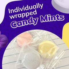 Choward’s Violet Mints Candy Bag | Bold Aromatic 64 Count (Pack of 1),