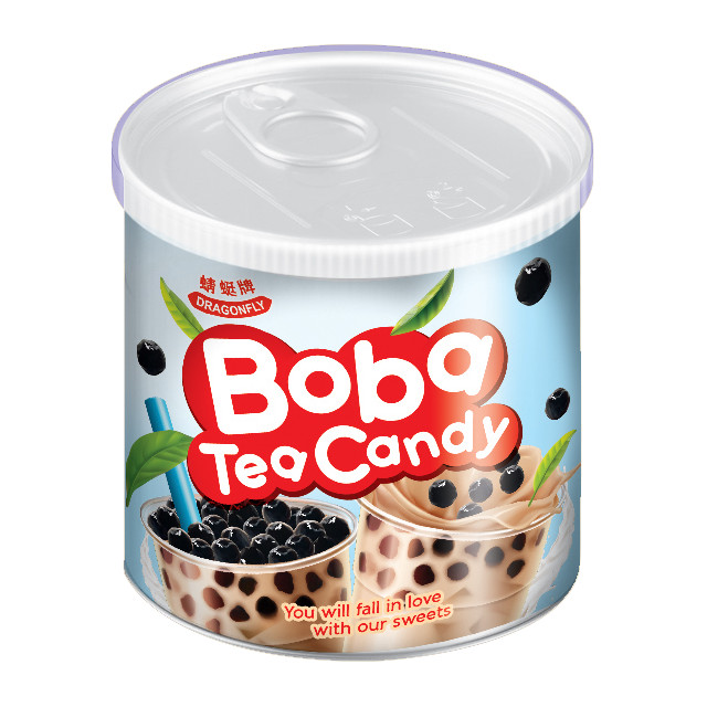 DragonFly Boba Tea Hard Candy Bubble Tapioca Milk, 7.04 oz, 50 pieces