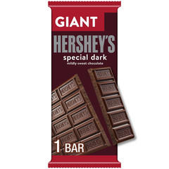 Hershey’s Special Dark Mildly Sweet Chocolate 25 Pieces 7.56 oz Pack of 1 & 2