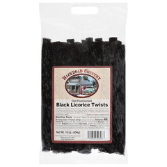16 Oz Backroad Country Classic Black Licorice Twists Made in USA Pack of 1
