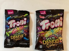 Trolli Sour Crunchy Crawlers 3.8 oz & Crunchy Berry Lemonade 6.3 oz Discontinued