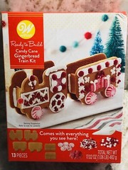 Wilton Ready to Build Candy Cane Gingerbread Train Kit. 1.06 Lb See Below Xmas