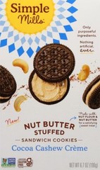 Guilt-Free Cocoa Cashew Crème Sandwich Cookies – , Gluten-Free Pack of 2