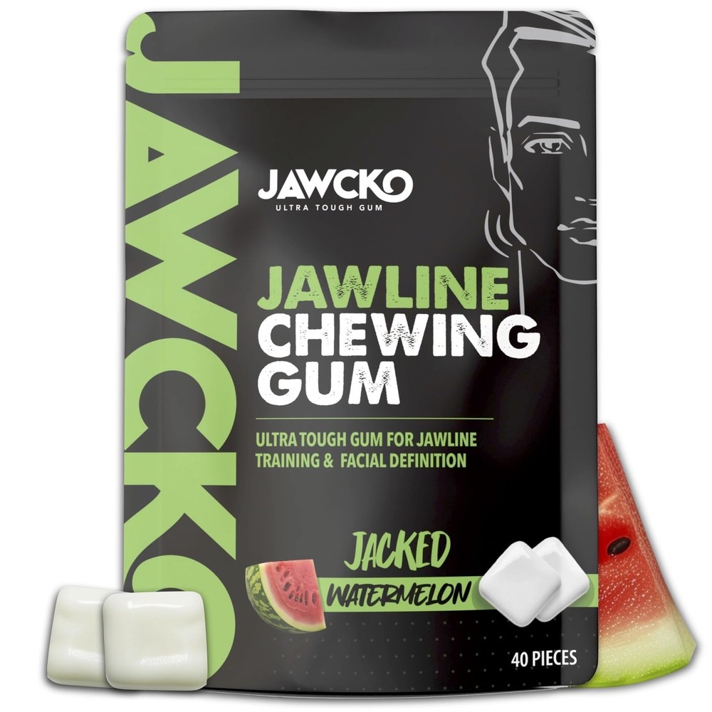 Watermelon Jawline Chewing Gum | 40 Pieces | Sculpt Tone Jaw