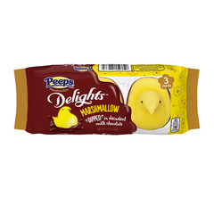 Peeps Marshmallow Delights Milk Chocolate Dipped Chicks Easter Candy 1.5 Oz