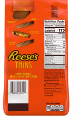 (1) Bag Of Reese’s Milk Chocolate Peanut Butter Cups Thins 24.05 Oz Party Pack !