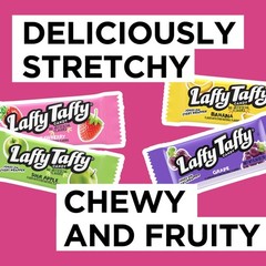 Laffy Taffy Candy, Assorted Fruit Flavors, 6 Ounce (Pack of 1),