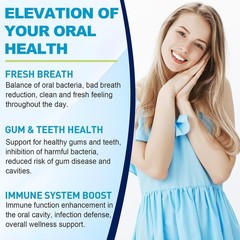 Oral Probiotics for Mouth Bad Breath for Adults 11 Billion CFU Best Breath Oral