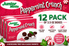 Junior Mints Peppermint Crunch 12 Pack of 3.5oz Boxes