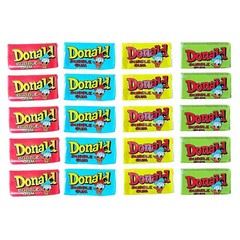 GRAND MIX bubble gum – Donald, Turbo, Turbo Xtreme, Love Is all Flavors – 80pcs